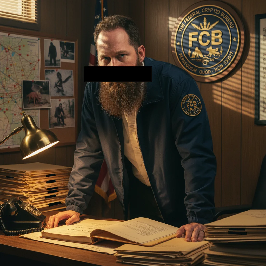SAIC Briney at his desk in the Phoenix Field Office.
